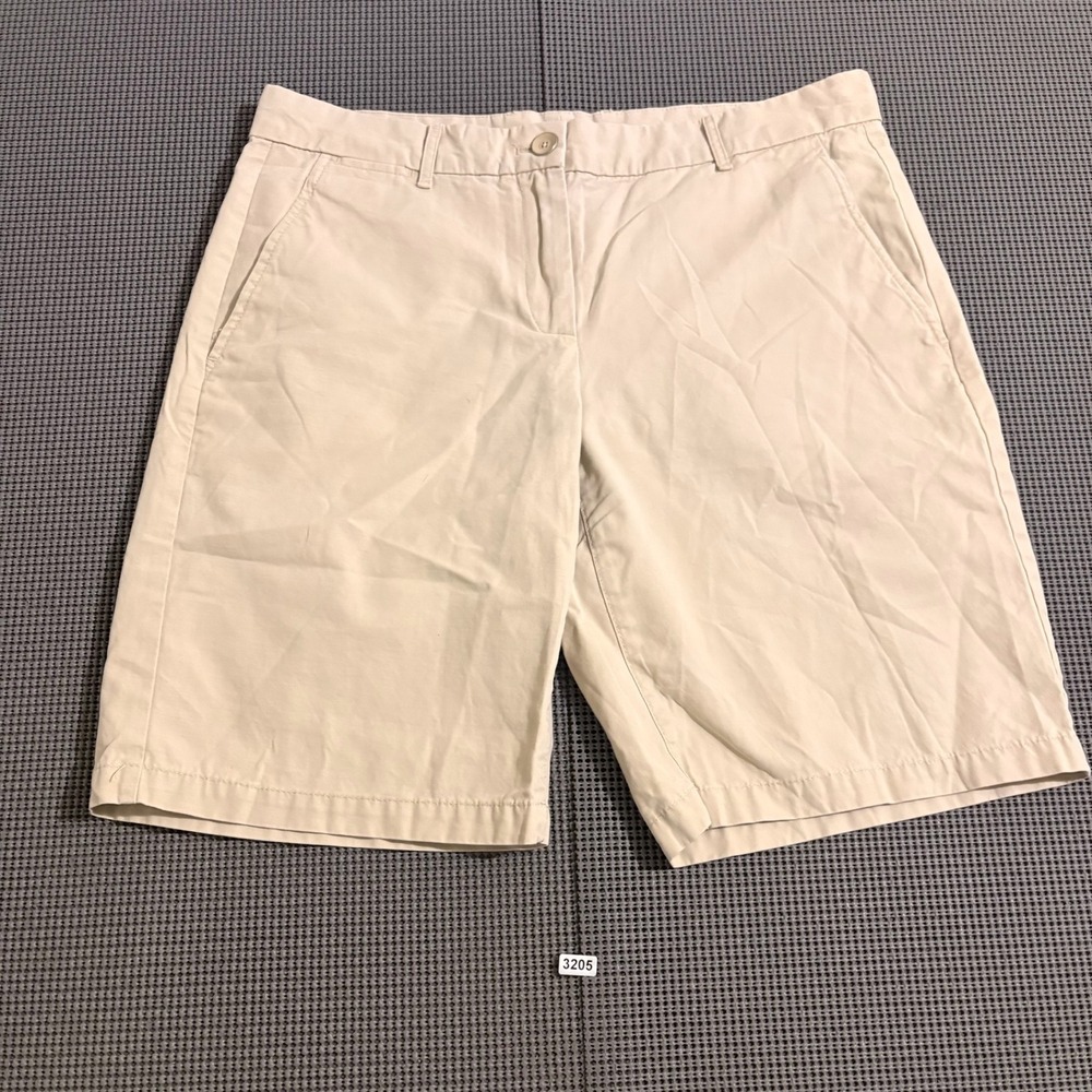 Gap Khakis Boyfriend Roll-Up Shorts Tan Beige Womens Size 06